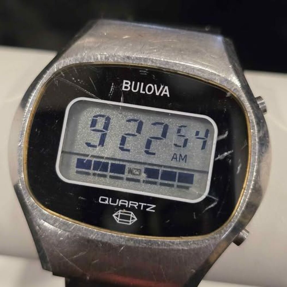 Vintage Bulova Digital Quartz Watch